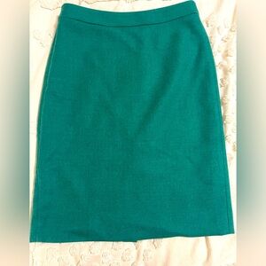 J Crew No2 Pencil Skirt Wool Size 4